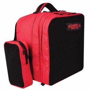 Red Cornhole Bag Backpack | Gladiator Cornhole Gear Battle Bag 2.0 | Fits 16 Bag